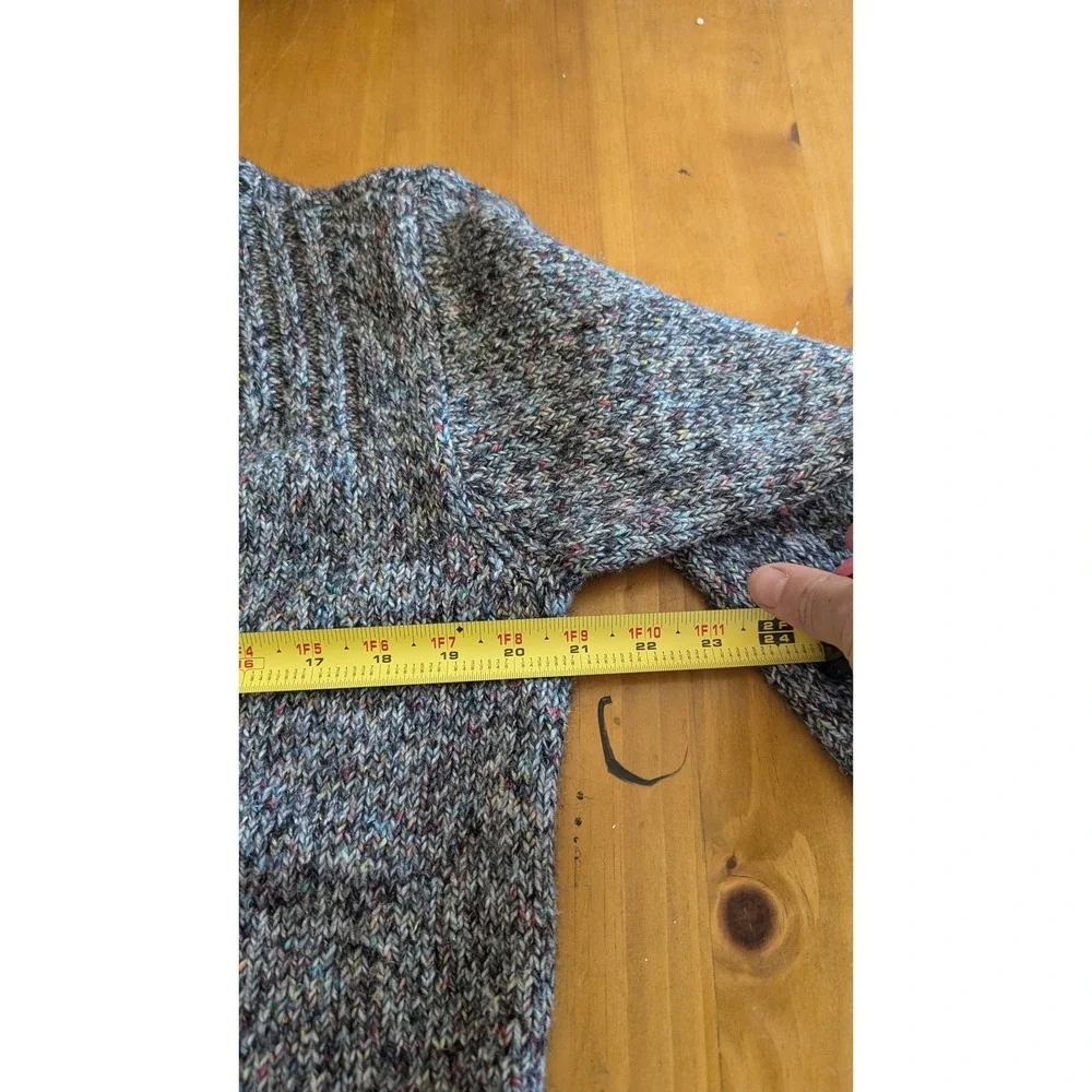 Cabi Coffee House Duster Cardigan Sweater Knit Open Front Multicolor Size S‎